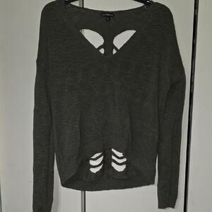 Express Women's Olive Sweater